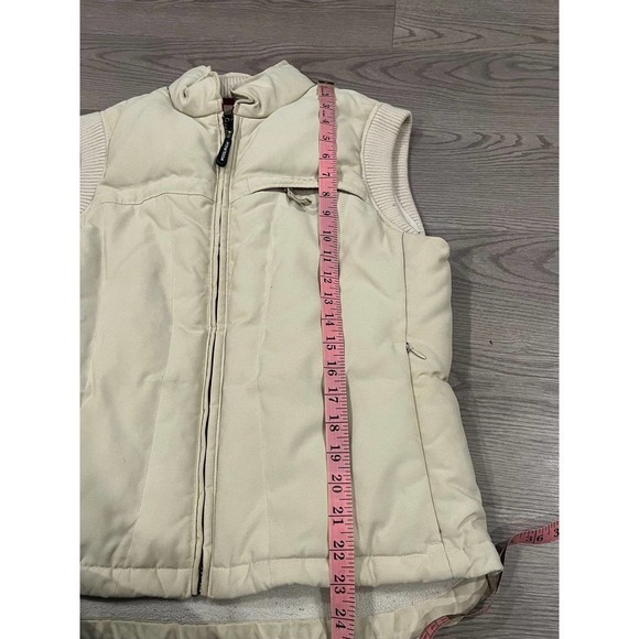 Woolrich womens down vest ecru size small - Picture 8 of 8